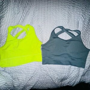 2 ALPHALETE  SPORTS BRAS